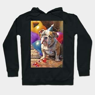 English Bulldog Birthday Card #4 Hoodie